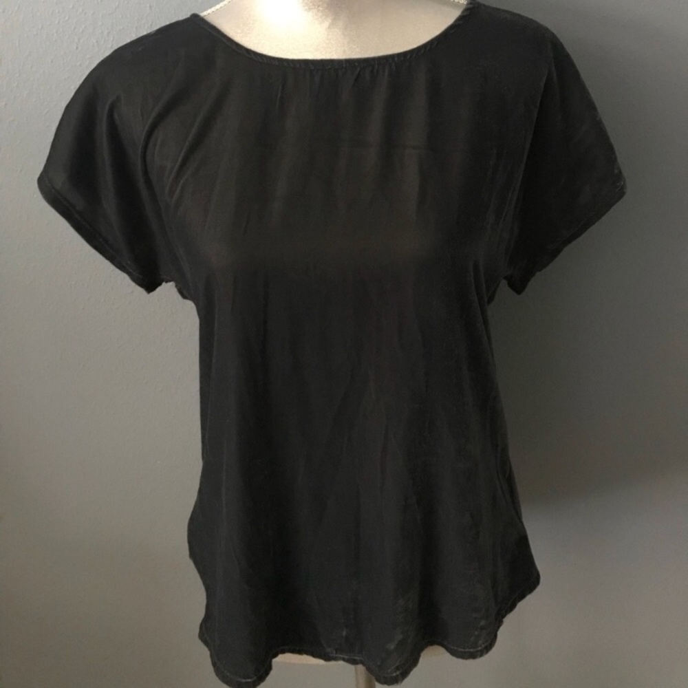 Anthropologie velvet tee